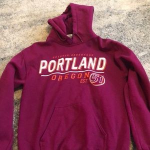 Pink hoodie